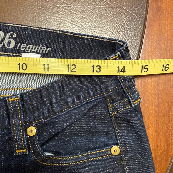 J Crew Matchstick dark wash jeans size 26 - Picture 7 of 9